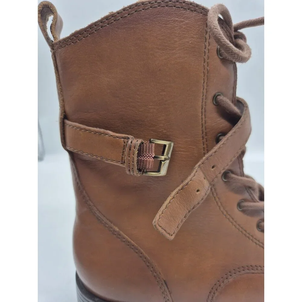 Naturalizer Women's Ankle Boots Size 6.5 Brown Lace Zip Sycamore (500) - Picture 7 of 10